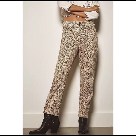 Pilcro Wanderer Leopard Jeans size 29 - Picture 1 of 3